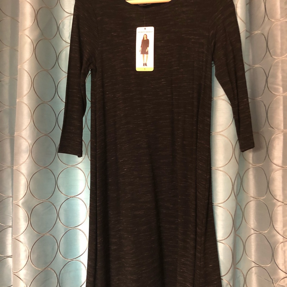 Hilary Radley, size small, 3/4 sleeve dress black.